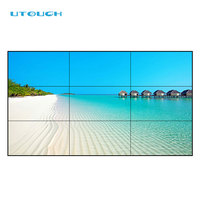 Écran tactile LCD de 65, 75 et 85 pouces, résolution 3840*2160, affichage publicitaire en mosaïque, mur vidéo, mur TV 8K, lecteur multimédia FHD UHD