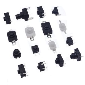 สวิตช์ไฟฉายขนาด 12x12 มม., สวิตช์ปุ่มกดแบบกดติด/กดดับ 2 ช่อง พร้อมระบบล็อคตัวเองสำหรับไฟหน้า (รุ่น: 1212-214A) - Product Image 5