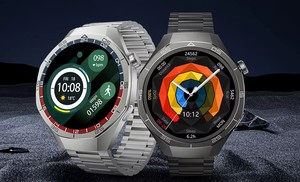 2025 SK51 Smartwatch 1,43 Zoll AMOLED-Bildschirm BT-Anruf Wasserdicht BT-Anruf-Monitor Herren Sport-Smartwatch mit 3 Armbändern - Product Image 4