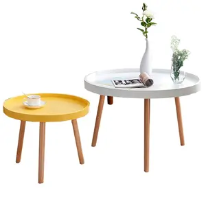 침실 거실 카페 바 레스토랑 사용 플라스틱 나무 식당 가구 가정용 작은 테이블