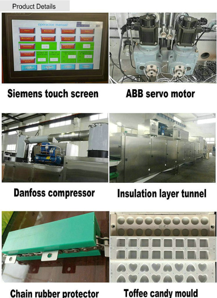 Big Supplier Soft Small Toffee Candy Maker Making Machine Production Line