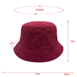 Sombrero de Pescador de Pana al por Mayor con Logotipo Personalizado de Alta Calidad para Hombres y Mujeres, Uso Diario, Pesca, Diseño Liso - Product Image 6