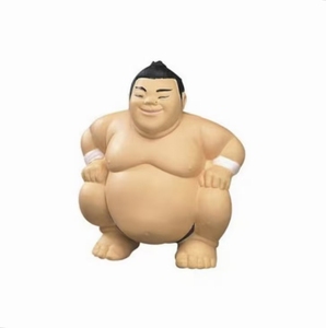 Pelota para apretar de PU personalizada, juguete suave para aliviar el estrés en forma de sumo para promociones, regalos, Impresión de logotipo personalizado, QF Unisex - Product Image 3