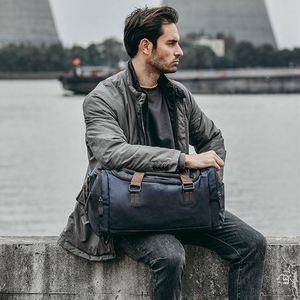 Wholesale Factory Custom Waterproof Leather <b>Weekend</b> Bag with Shoe <b>case</b> for Travel Sport Gym Journey - Product Image 5
