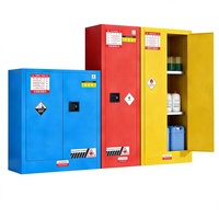 Armoire de sécurité ignifuge et anti-explosion Xinanda pour le stockage de produits chimiques dangereux, avec serrure, 2 portes, pour laboratoire et usine