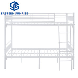 Lit superposé en métal robuste, mobilier pour dortoir scolaire, <span class=keywords><strong>auberge</strong></span> de jeunesse, lit superposé de grande taille - Product Image 1