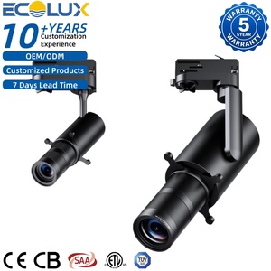 Ecolux CE 10w 20w 30w Proyector LED de riel para museos y galerías de arte, regulable, moldeable, con zoom y enfoque ajustable, YC-GOBO-VG45 F - Product Image 5