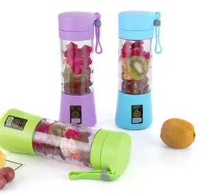 380ml Portable Juicer Electric USB Rechargeable Smoothie Blender Machine Mixer Mini Juice Cup Maker fast Blenders food processor