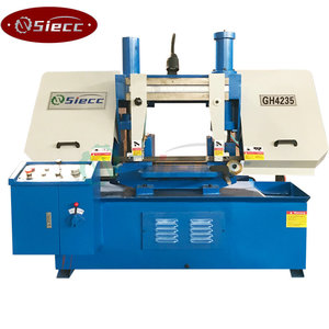 Machine de scie à ruban électrique Semi-automatique, horizontale et verticale, faisceau en acier, petit prix, fabriqué en chine, livraison gratuite - Product Image 1