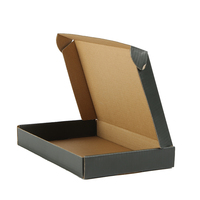Boîte d'emballage personnalisée avec estampage à chaud doré en carton ondulé pour l'emballage et l'expédition de produits de luxe en vente au détail