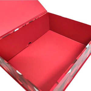 Customized <b>Foldable</b> Hard Leather Velvet Fabric Gift Magnetic Sealing Cover <b>Box</b> Fashion Festival Luxury Storage Packaging <b>Box</b> - Product Image 4