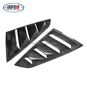 <span class=keywords><strong>Pour</strong></span> Ford Mustang 2024 + évent latéral en Fiber de carbone sec 1/4 quart de panneau persiennes de fenêtre arrière Kit de carrosserie - Product Image 1