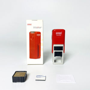 Tampon encreur intelligent Epress Mini 12x12mm en plastique, conception de logo personnalisé, pour usage au bureau, tampon carré de notaire, <span class=keywords><strong>Belgique</strong></span> - Product Image 3