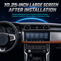 Écran tactile Android GPS sans fil CarPlay Auto DSP Navigation Radio Multimédia Tableau de bord 1 an pour Jaguar XF/XFL 2016-2018