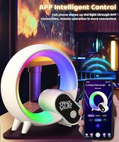 Veilleuse de réveil intelligente avec télécommande LED musique lampe de bureau lever du soleil, lumière pour cadeaux de Noël enfants adultes décor à la maison