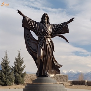 Grande esterno religioso sacra famiglia a grandezza naturale Gesù statue in bronzo Cristo Gesù resurrezione statue in ottone scultura per la vendita - Product Image 4