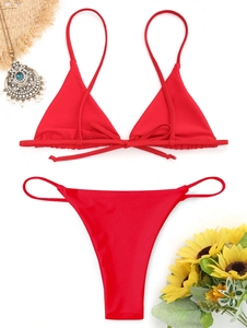 Maillot de bain fournisseur conception personnalisée fille Bralette <span class=keywords><strong>string</strong></span> Bikini Sexy - Product Image 3