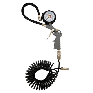 Herramientas para Autos y Vehículos, Inflador de Neumáticos Automático Portátil para Auto con Manómetro, Manguera y Acoplador Rápido - Product Image 4