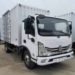 Грузовик-фургон HOWO <span class=keywords><strong>5</strong></span> тонн, 4x2, 20 куб.м, правый руль, настраиваемый, для экспорта по всему миру, для перевозки грузов, дизельный двигатель 120 л.с. - Product Image 1