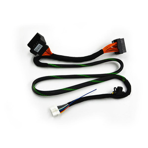 Faisceau de câblage amplificateur DSP 1,5 m, gaine en nylon, fil de cuivre, connexion système audio voiture 12 V - Product Image 5