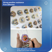 Nouveau produit HONGCAI : Film autocollant PET DTF A&B pour impression par transfert à froid, format A3 (30 cm), pour imprimante UV