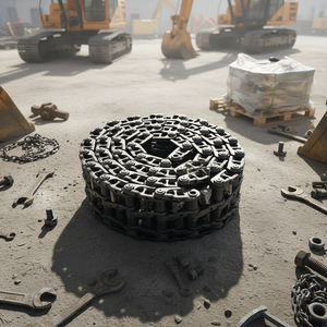 Eslabón de Cadena de Oruga de Excavadora Confiable, Conjunto de Eslabones de Acero, Conjunto de Zapatas de Eslabón de Cadena para Kubota, <span class=keywords><strong>Komatsu</strong></span>, Hyundai, Hitachi - Product Image 3