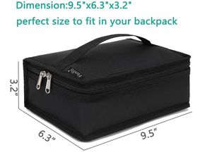 <span class=keywords><strong>Petite</strong></span> boîte à lunch isolée Portable sac <span class=keywords><strong>souple</strong></span> Mini refroidisseur thermique <span class=keywords><strong>repas</strong></span> fourre-tout Kit avec poignée pour le travail et l'école - Product Image 5