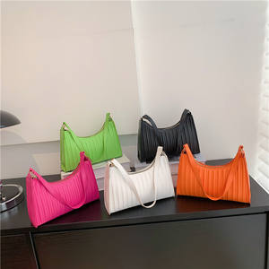 2024 חדש מקרון תיק נשים תיק בית השחי תיק יד בולט תיק כתף אחת - Product Image 4