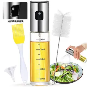 Set da 4 pezzi spruzzatore di olio da cucina per cucinare spruzzatore di olio d'oliva Mister flacone Spray per olio d'oliva