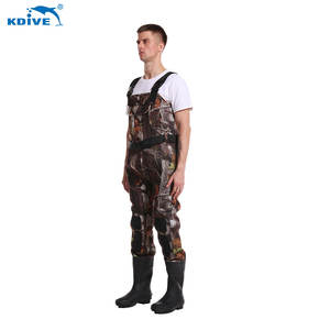 KDIVE-Botas de neopreno de camuflaje <span class=keywords><strong>para</strong></span> pesca, cofre de caza impermeable, fabricante OEM - Product Image 2