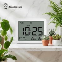 ZenMeasure untuk Jam Pintar Termometer Digital Higrometer Akurasi Tinggi Profesional Portabel ABS