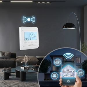 Home Fan Coil Smart Floor Volt Trv termostato Wifi Wireless per scambiatore di calore regolatore di temperatura riscaldamento a pavimento centrale - Product Image 3