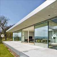 Villa de luxe moderne en acier léger, maison préfabriquée avec structure en acier, style de conception préfabriquée