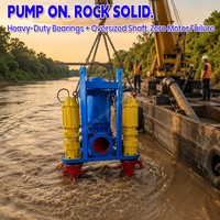 Pompe submersible haute pression pour le transfert d'eaux boueuses et de boues – Pompe efficace pour les tâches subaquatiques difficiles