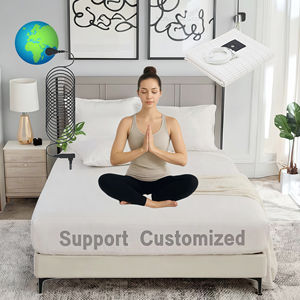 <span class=keywords><strong>Drap</strong></span> de lit en tissu conducteur haut de gamme taille UK, 15% de fibres d'argent, soulagement du stress, mise à la terre, <span class=keywords><strong>drap</strong></span>-<span class=keywords><strong>housse</strong></span>, CE, hôtels, hôpitaux - Product Image 1