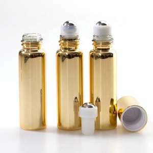 खाली आवश्यक तेल रोलर ट्यूब पैकेज 10 मिलीलीटर रोल बोतल चांदी के सोने के ग्लास इत्र रोलर बोतल पर 10 मिलीलीटर रोल - Product Image 3