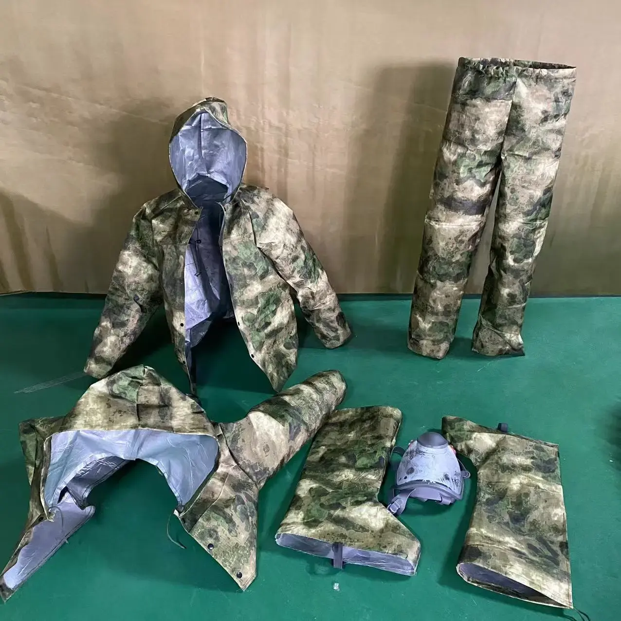 Weiteli Ruïneert Groen Camouflagepak Warmtebeeldvorming Anti-Infrarood Nir Camouflage Tactische Uitrusting
