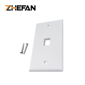 Placa de Pared ZHEFAN Tipo UK 120 con 3 Puertos RJ45, Conector Keystone UTP de 180 Grados, Placa de Conexión Cat6 - Product Image 4