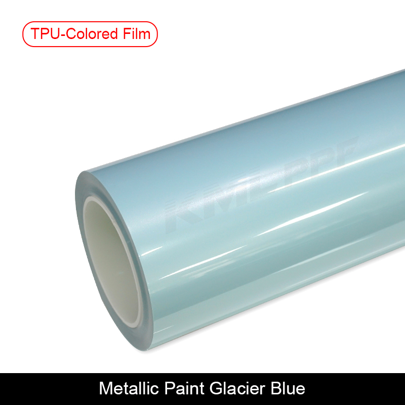 peinture métallisée bleu glacier