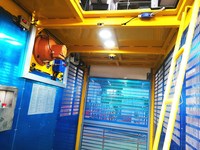 Ascenseur de chantier d'occasion Hongda pour la Chine, monte-charge de passagers Alimak avec moteur Siemens et boîte de vitesses