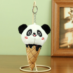 Peluche de Panda con Helado, Adorable y Popular, Personalizable, de Algodón, para Llavero o Decoración de Mochila, 15x8x4cm, Ideal para Fiestas - Product Image 5