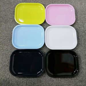 En stock, bajo MOQ, bandeja metálica enrollable con tapa magnética 18*14cm, venta al por mayor, bandeja para fumar con impresión personalizada para molinillo de hierbas - Product Image 2