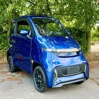 Voiture électrique mini EV fermée pour adultes, deux portes, trois places, 1000W, sans permis, quatre roues, 45 km/h, très vendue