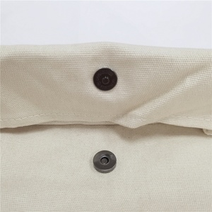 Chuanghua Eco Friendly Organic Natural Cotton Muslin <b>Envelope</b> Dust Pouch Bag with Magnet Button Closed Calico Cloth <b>Gift</b> Bag - Product Image 5