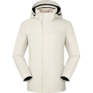 Unisex 3 In 1 Windbreaker Jacket Windproof Thermal Transfer Printing Workwear Autumn Winter Wear - Product Image 4