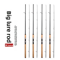 Joran Pancing Karbon Grafit Murah Berkualitas Tinggi untuk Trout dan Bass, Ringan, Serat Karbon
