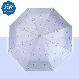 ร่มพับสามตอนคุณภาพสูง ขนาด 21/23/25 นิ้ว เปิด-ปิดอัตโนมัติ พกพาสะดวก ป้องกันแสงแดด - Product Image 4