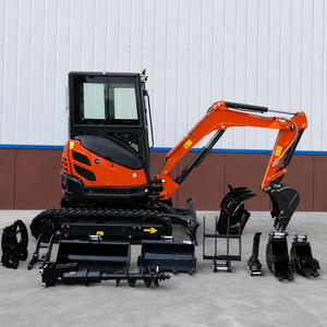 จัดส่งฟรี รถขุดดินเครื่องยนต์ EPA Kubota ขนาด 1.8 ตัน รถขุดขนาดเล็กสำหรับฟาร์ม 1 ตัน 2 ตัน ราคาเครื่องจักร รถขุดขนาดเล็ก - Product Image 1