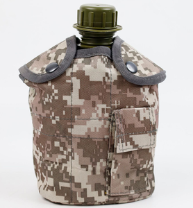 SFB25 Camouflage Water Bottle Pouch Oxford <b>Cloth</b> Outdoor Storage Bag Waterproof All Seasons Use - Product Image 1