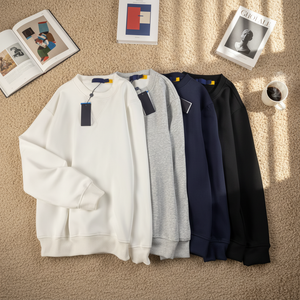 <span class=keywords><strong>Felpa</strong></span> Girocollo Designer R-L Americana da <span class=keywords><strong>Uomo</strong></span> <span class=keywords><strong>Slim</strong></span> <span class=keywords><strong>Fit</strong></span> a Maniche Lunghe con Ricamo - Product Image 1